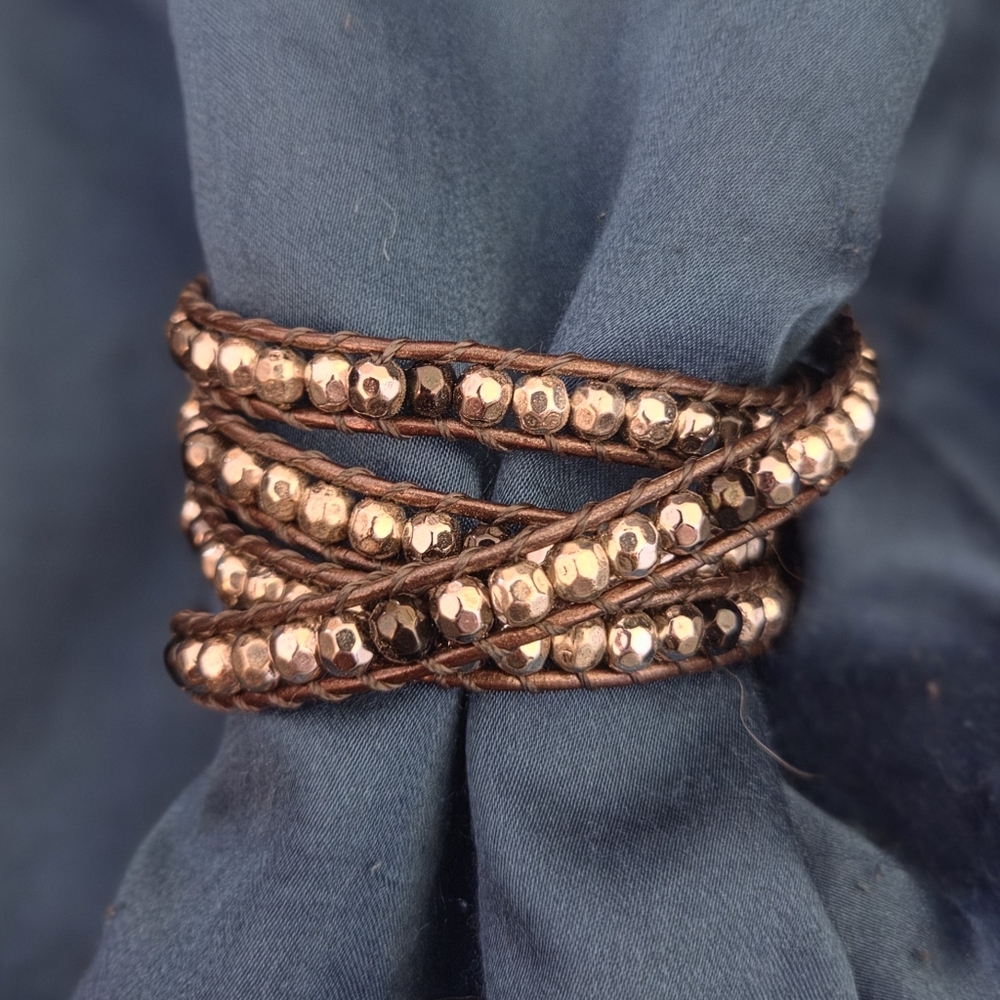 Elegant Beaded Wrap Bracelet